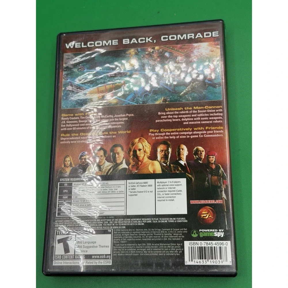 Command & Conquer: Red Alert 3 PC game Good Condition